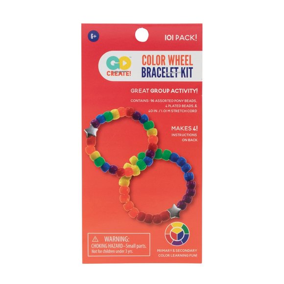 Go Create Color Wheel Bracelet Kit Accessories Go Create Pony Bead Color Wheel Bracelet Kit